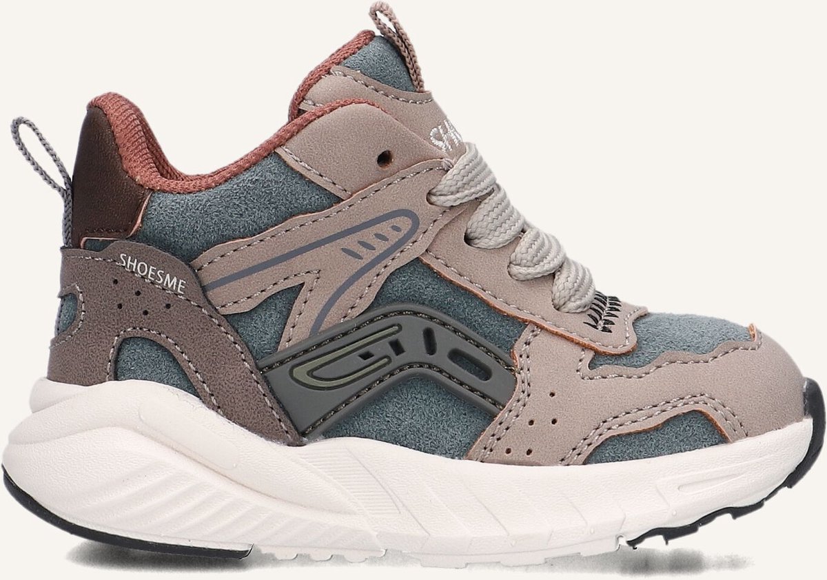 Shoesme sportief taupe sneakertje