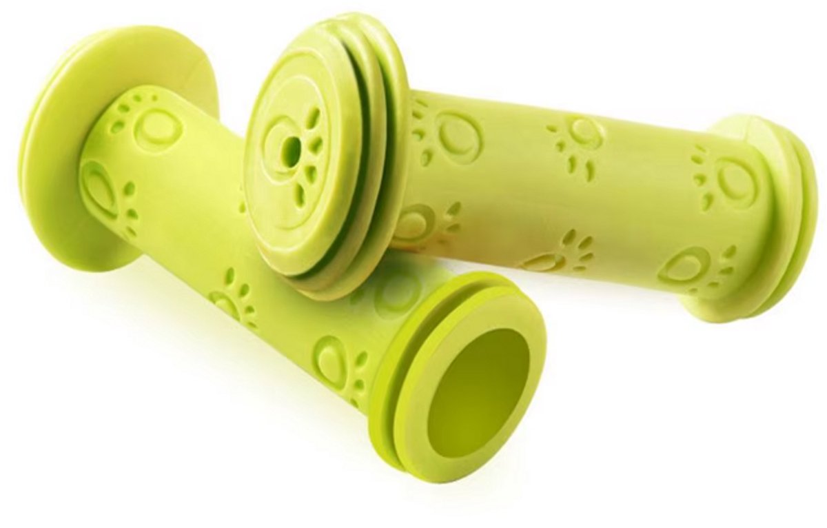 Rieba® Handvatten Kinderfiets 100mm - Fiets - Step - Binnen diameter 22mm - Kinderen - Rubber - Antislip - Groen