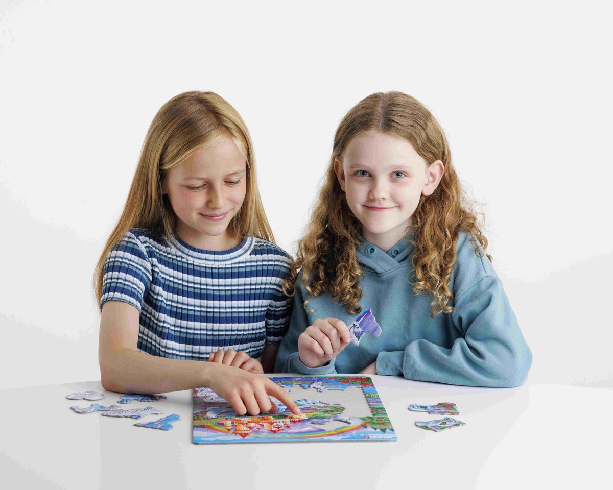 Larsen Nederland met provincies en vlaggen – Puzzel – Kaarten & Geografie – Nederland – Educatieve legpuzzel voor kinderen – 48 stukjes – Gemaakt in Noorwegen – Extra dikke 2,5 mm stukjes – Tray met vaste rand — afbeelding 19