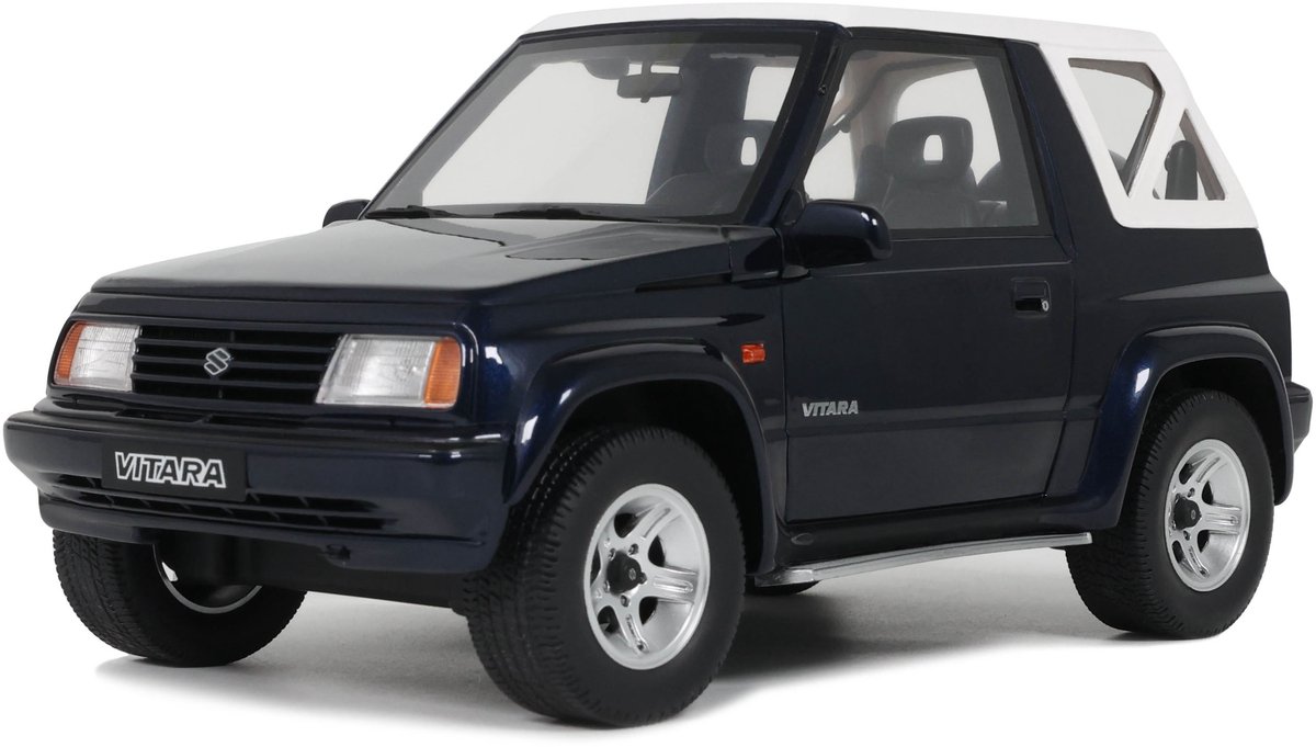 Suzuki Vitara Cabrio JLX Deep Blue Pearl Metallic 1994- OT492- OttoMobile 1/18 Resin model