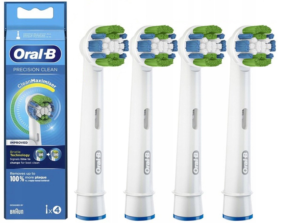 4x Oral-B Precision Clean Maximizer Opzetborstels - Origineel