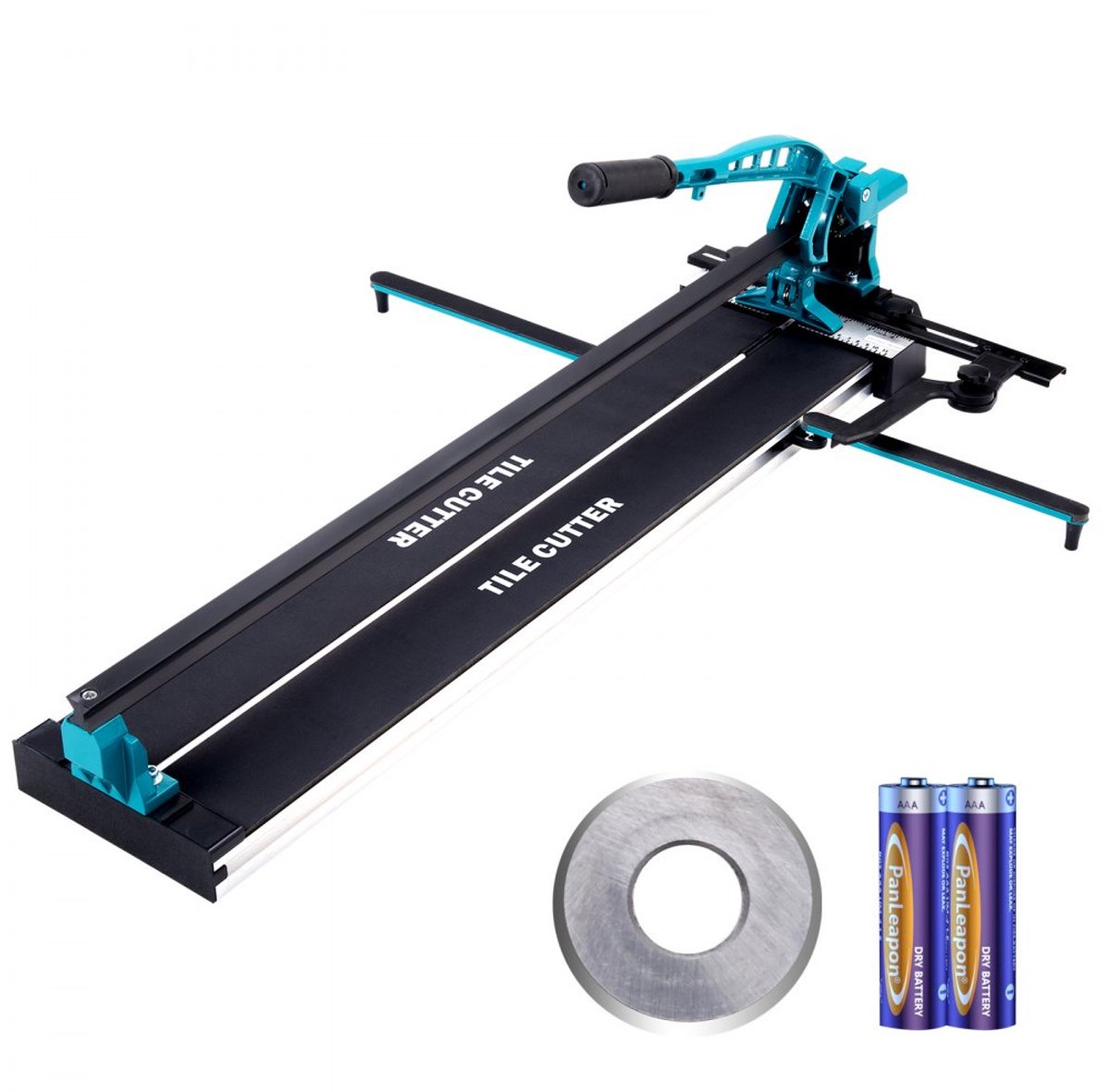Tegelsnijder - Handmatige Tegelsnijmachine - Snijlengte 100 cm - Snijdikte 4-15 mm - Min. Snijbreedte 25 mm - Inclusief Extra Snijwiel - Voor Tegelzetten en Renovatie