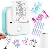 Draagbare Mini Full Color Fotoprinter WIFI Huishoudelijke Thermische Sublimatie Printer 300Dpi AR Afdrukken Automatische Laminering