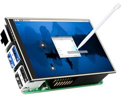 3,5 Inch Touchscreen Monitor 480x320 IPS voor Raspberry Pi met Stylus en Ventilator