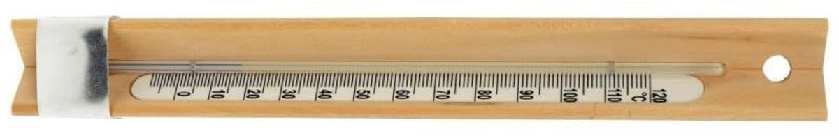 Professionele Voedselthermometer met Houten Basis voor Melk, Kaas en Zuivel