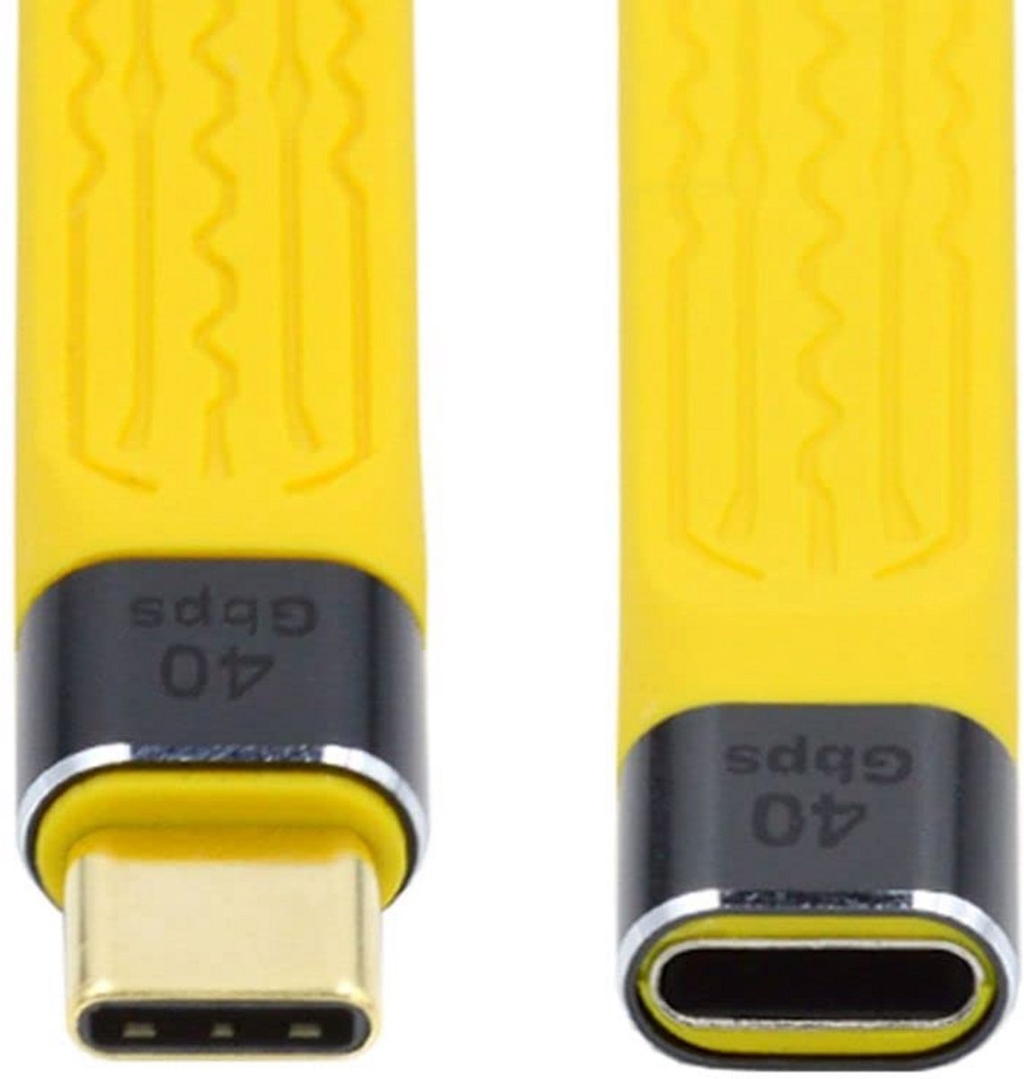 Multifunctionele USB-C Verlengkabel met 40Gbps Data en 100W Opladen
