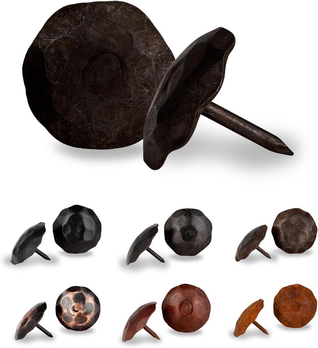 50 Stuks Ronde Spijkers Clavos 2,5 cm Handgemaakt Smeedijzer
