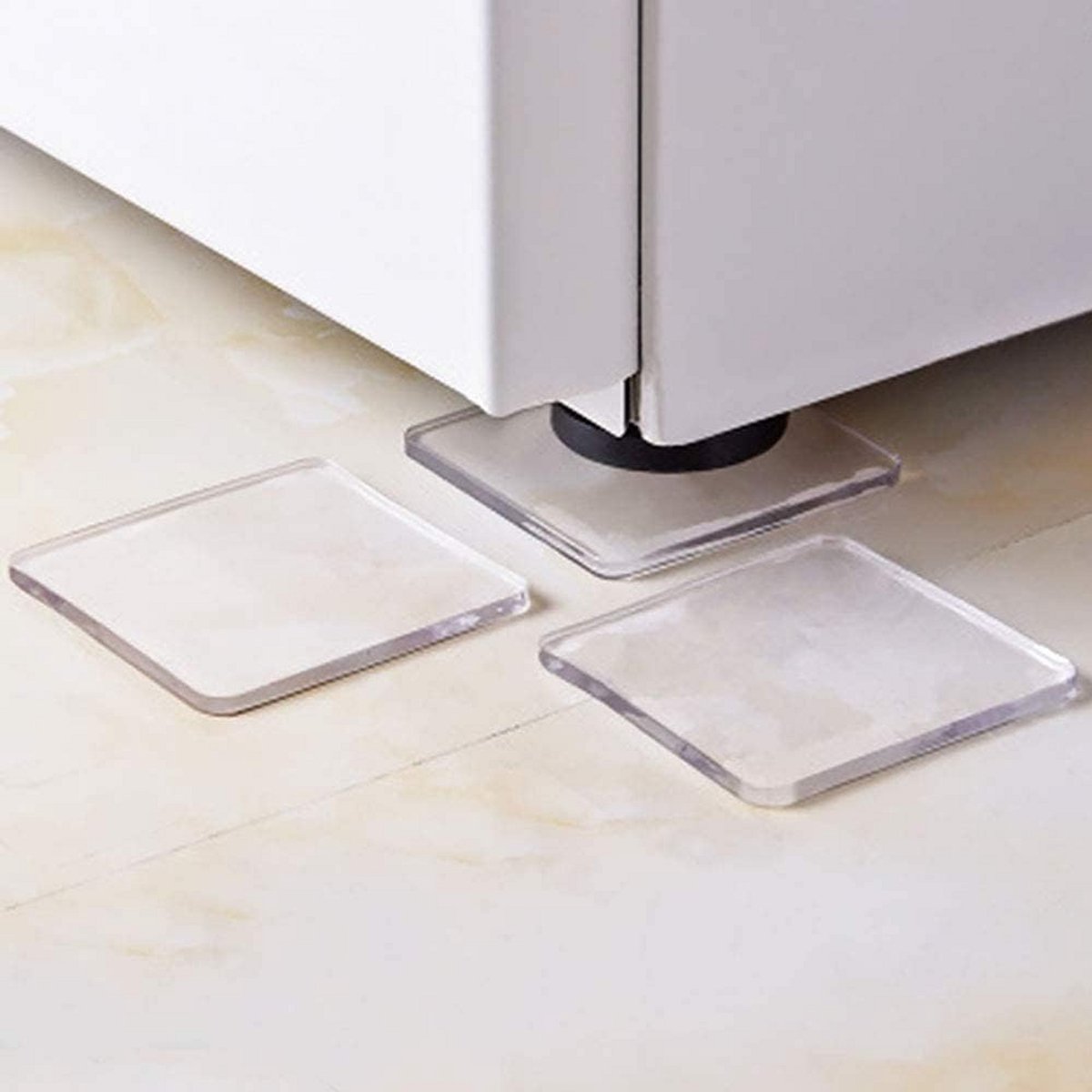 Universele Anti-Vibratie Voetjes voor Wasmachine en Droger - Geluiddempend & Antislip Rubberen Onderzetters