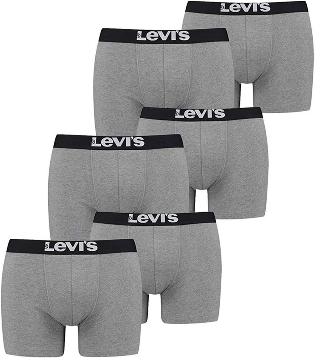 Set van 6 Heren Boxershorts Comfortabel Ondergoed Lange Pijpen