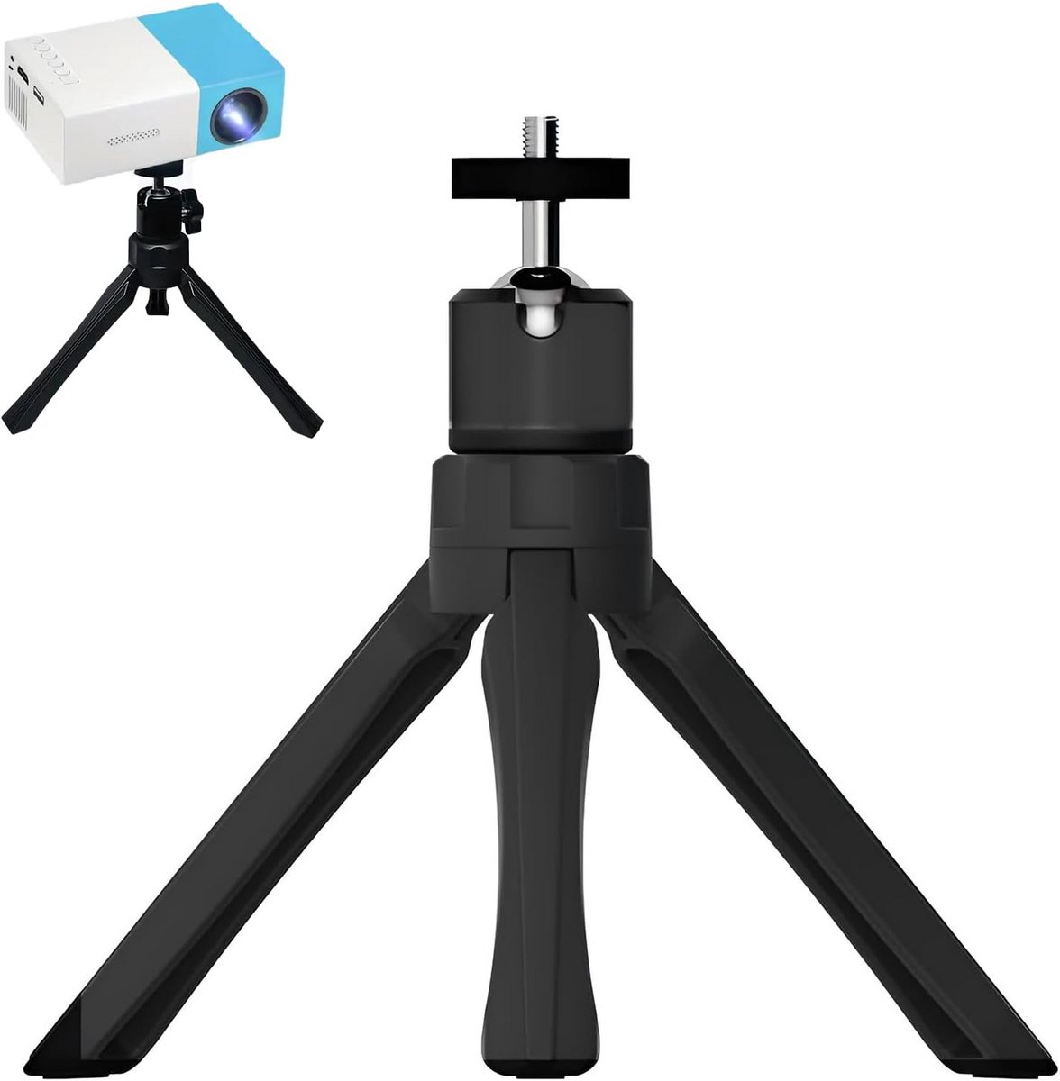 Verstelbaar Mini Statief voor Beamer, Camera en Webcam met 360 Graden Kogelkop