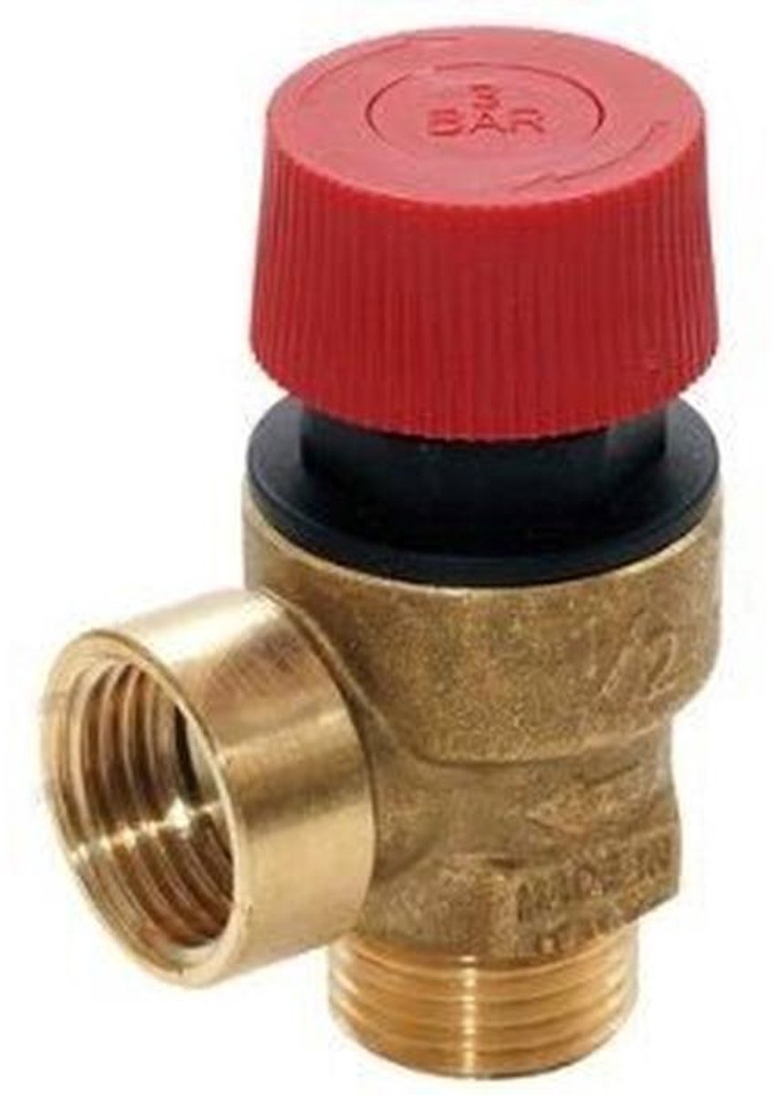 Veiligheidsventiel 3/4 Inch Man – Schroefdraad voor Drukbewaking tot 6 Bar