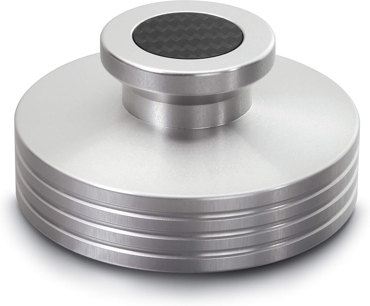 Platenspeler Stabilisator Aluminium Contactgewicht met Carbon Oppervlak - Universeel