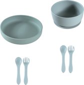 Sproudsy Serviesset Serene - Kinderservies - Kraamcadeau - Baby - 4-delig - Vintage Green
