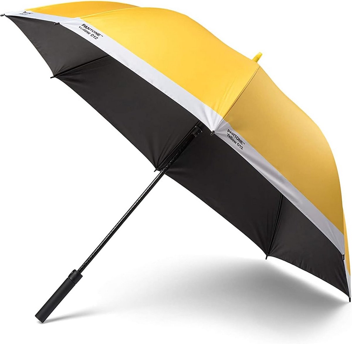 Grote XL paraplu 130 cm - Trendkleur buiten, zwart spiegel binnen