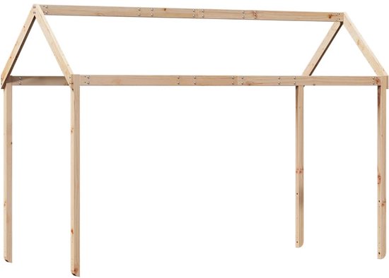 vidaXL - Lit cabane pour enfants - 207 x 95,5 x 159 cm - pin massif