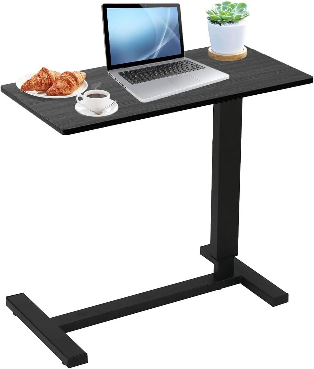 Verstelbare Overbedtafel met Draaibare Wielen - Multifunctioneel Nachtkastje