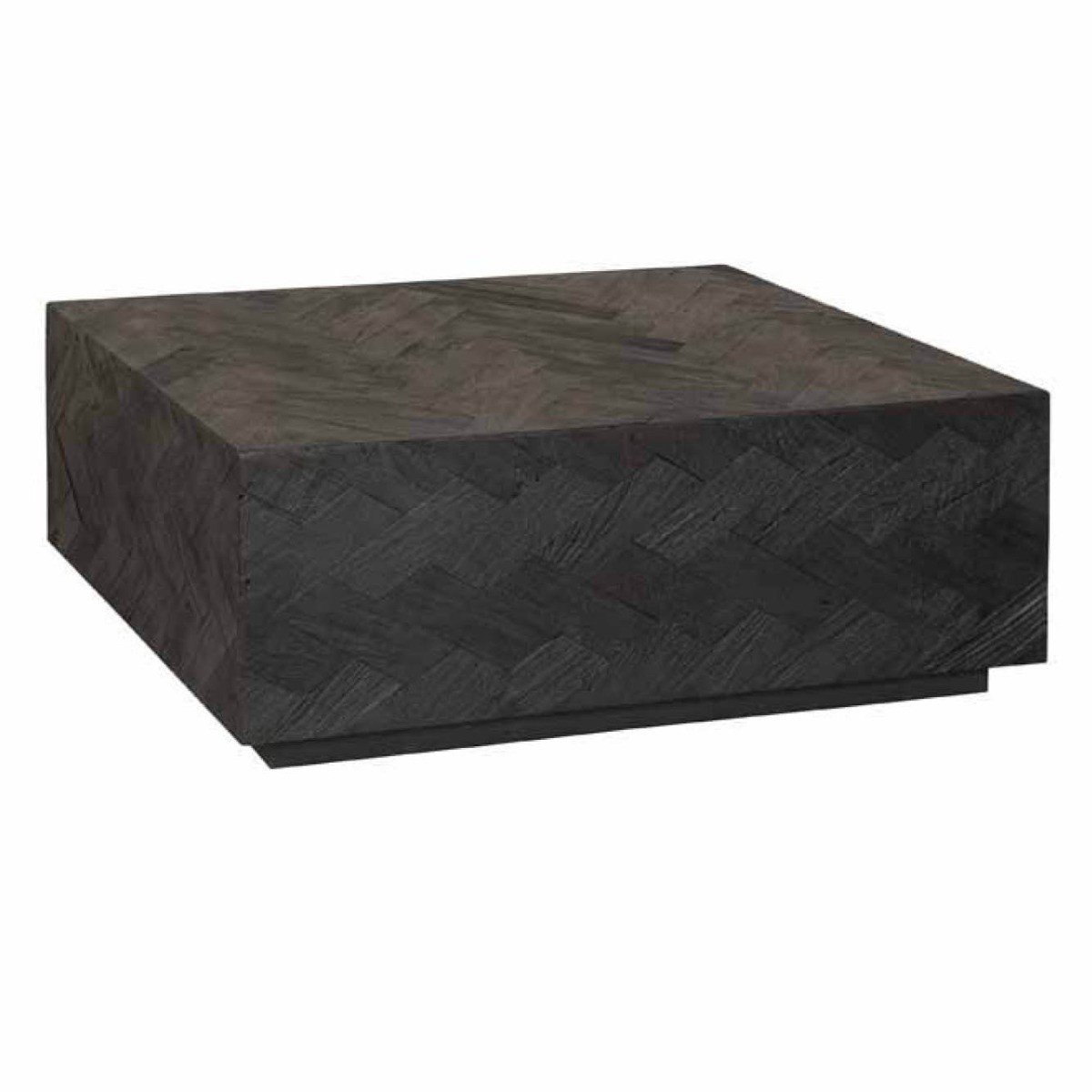 Tower Living Salontafel Ziano - Vierkant Zwart Hout - 100x100x40cm