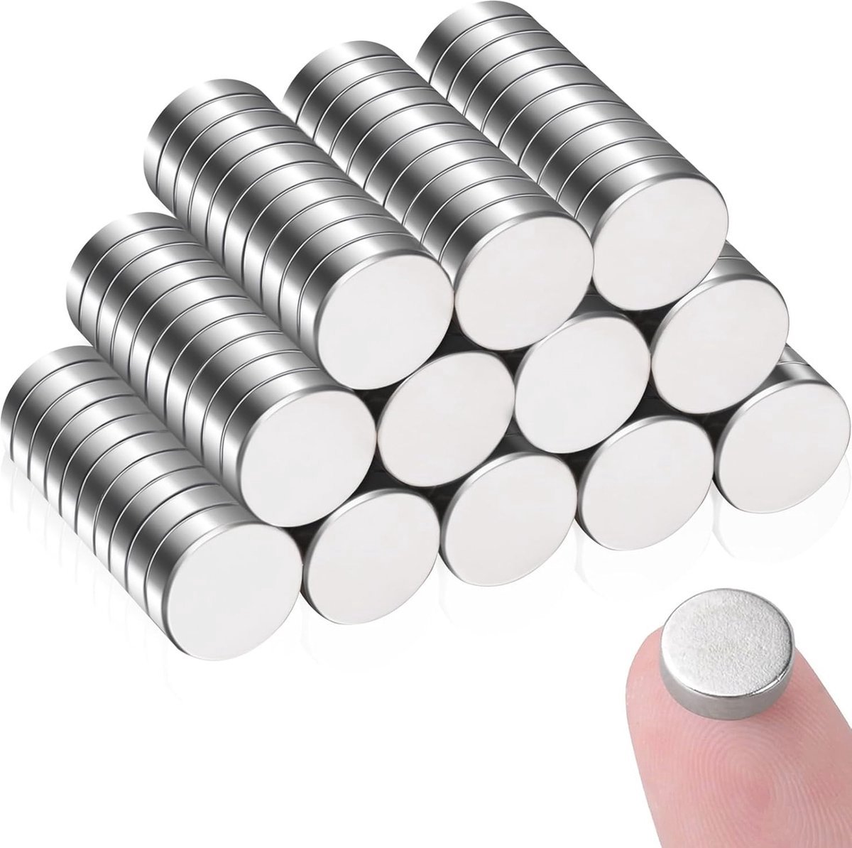 Mini Magneetjes - 100 stuks - Magneten - 8x2MM - 50N sterk - Super sterke magneetjes - Koelkastmagneten - Universeel - CHPN