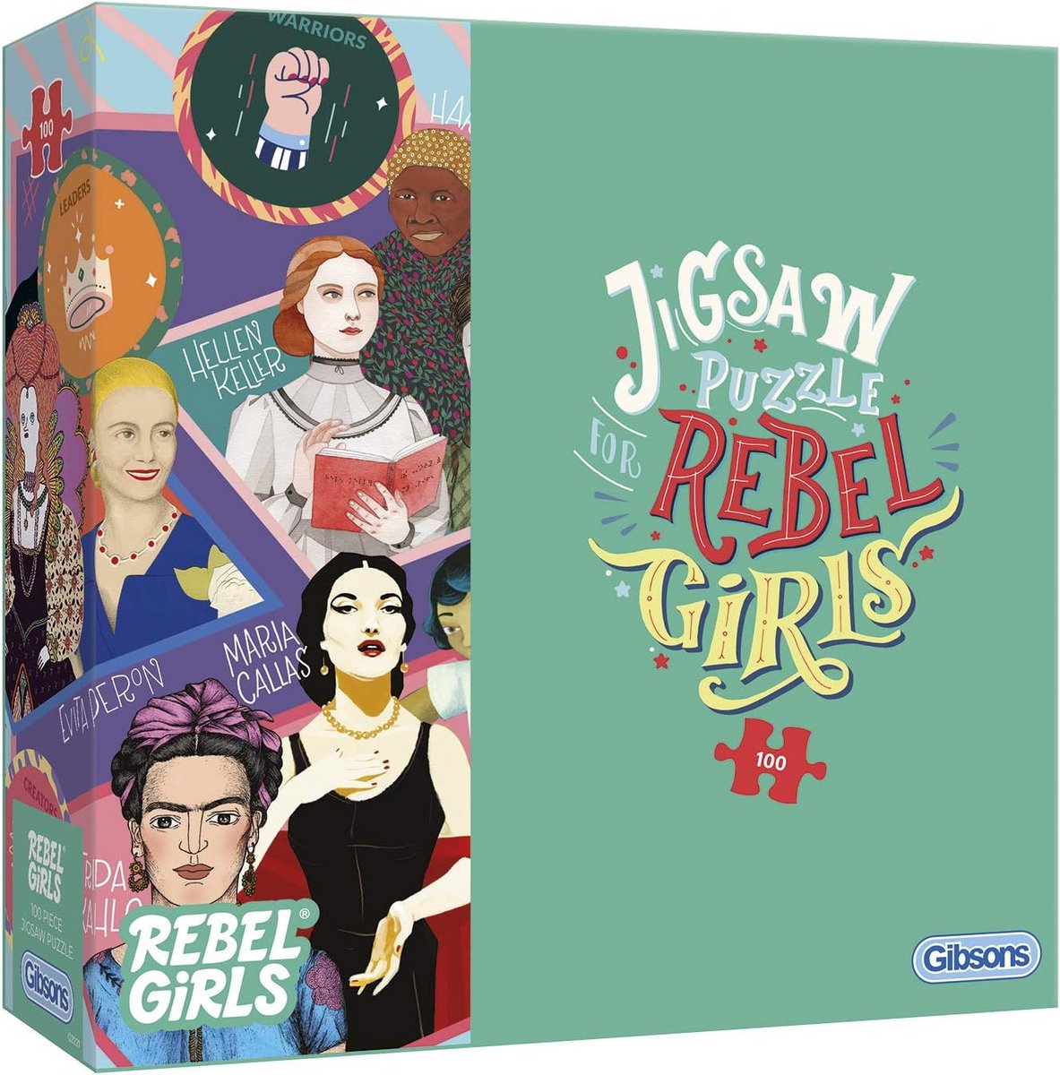 Inspirerende Puzzel van 100 Stukken met Iconische Vrouwen