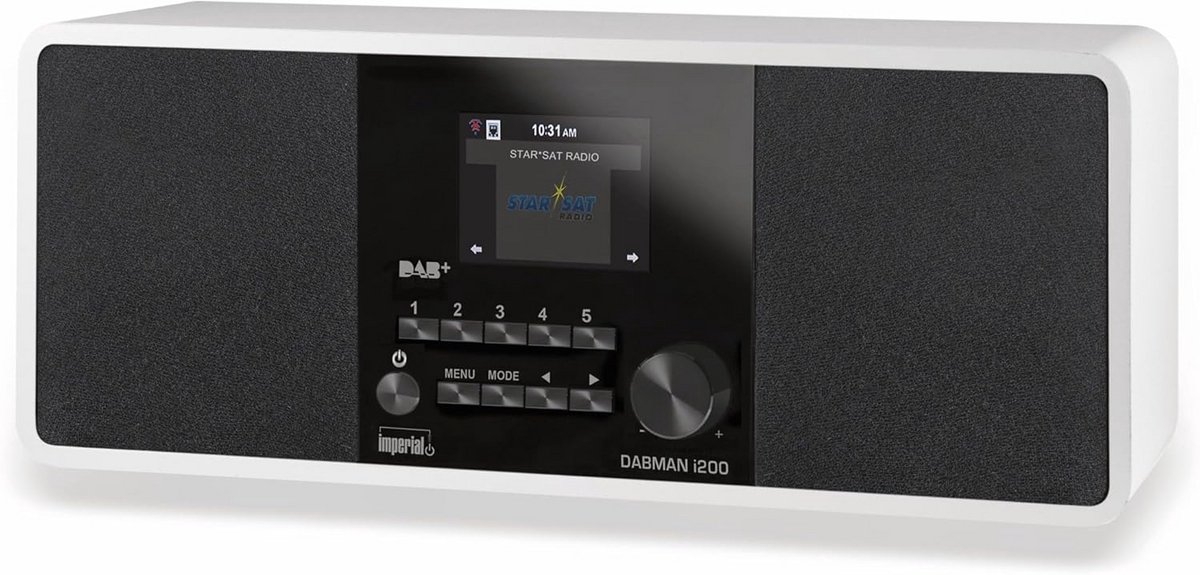 Hybride Stereo Radio met DAB+, FM en Internetradio, Spotify Connect