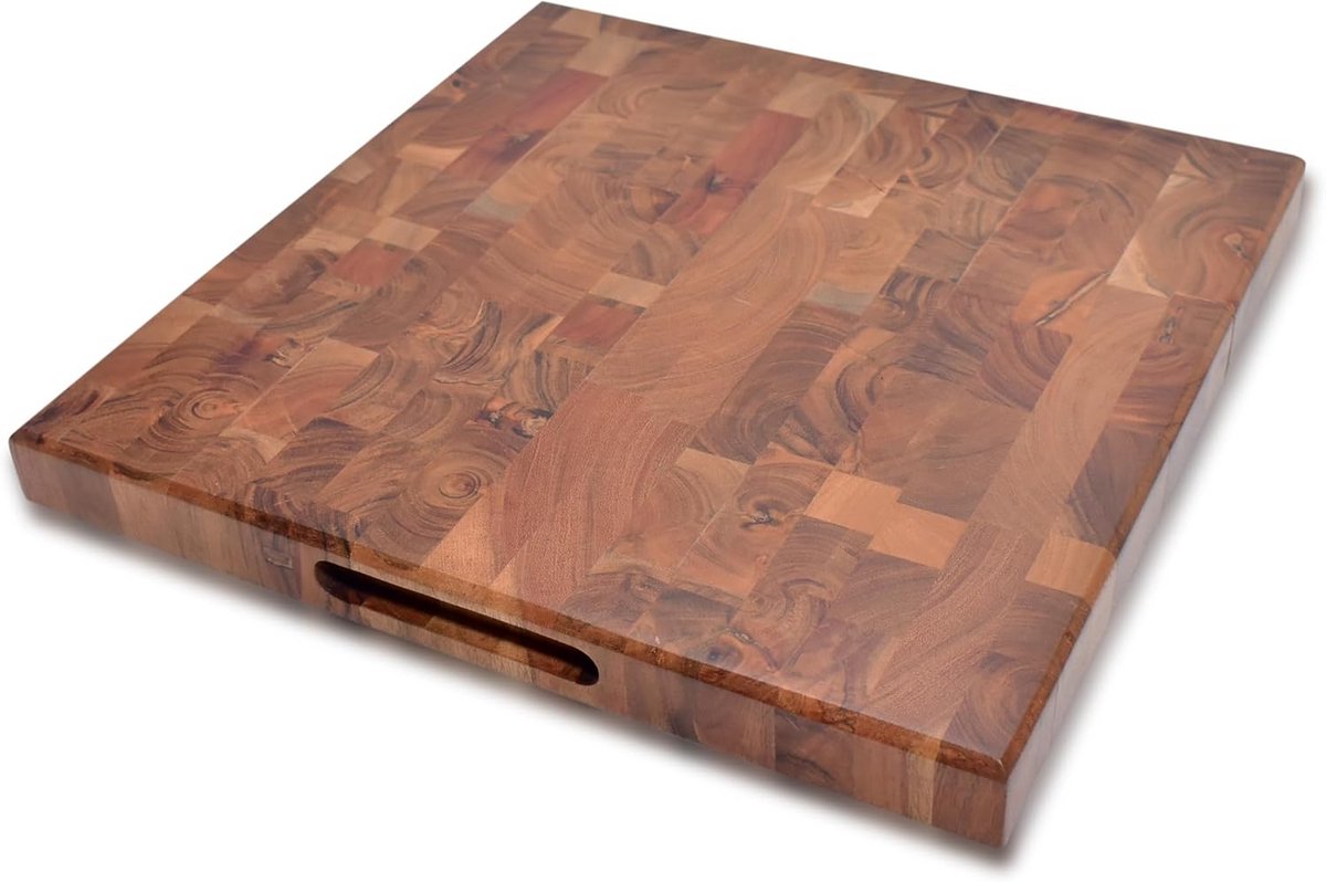 Massieve Acacia Houten Snijplank Vierkant - Serveerplank