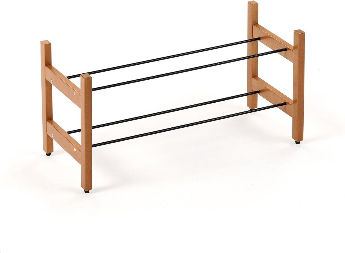 Modulair Schoenenrek van Hout - Kast voor Schoenenopslag