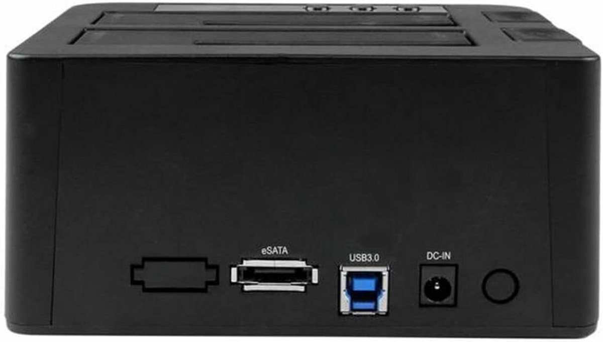 Dubbele USB 3.0 eSATA Dockingstation en Harde Schijf Kloner voor 2.5" & 3.5" SATA SSD HDD