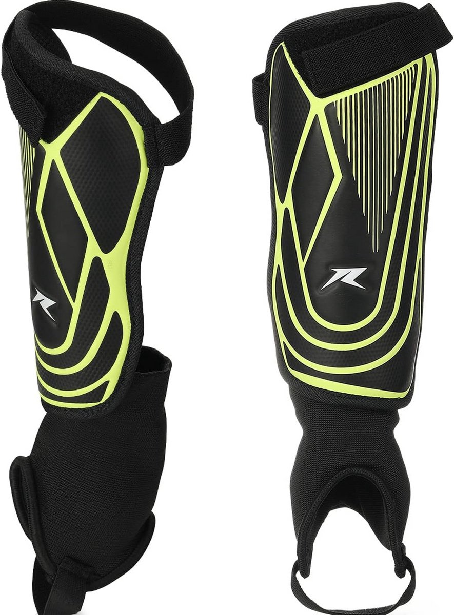 Professionele Voetbal Scheenbeschermers (Maat Groot) - Incl. Compressiekousen