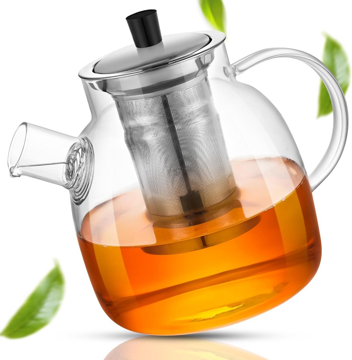 Glazen Theepot - Perfect voor Thuis en Kantoor
