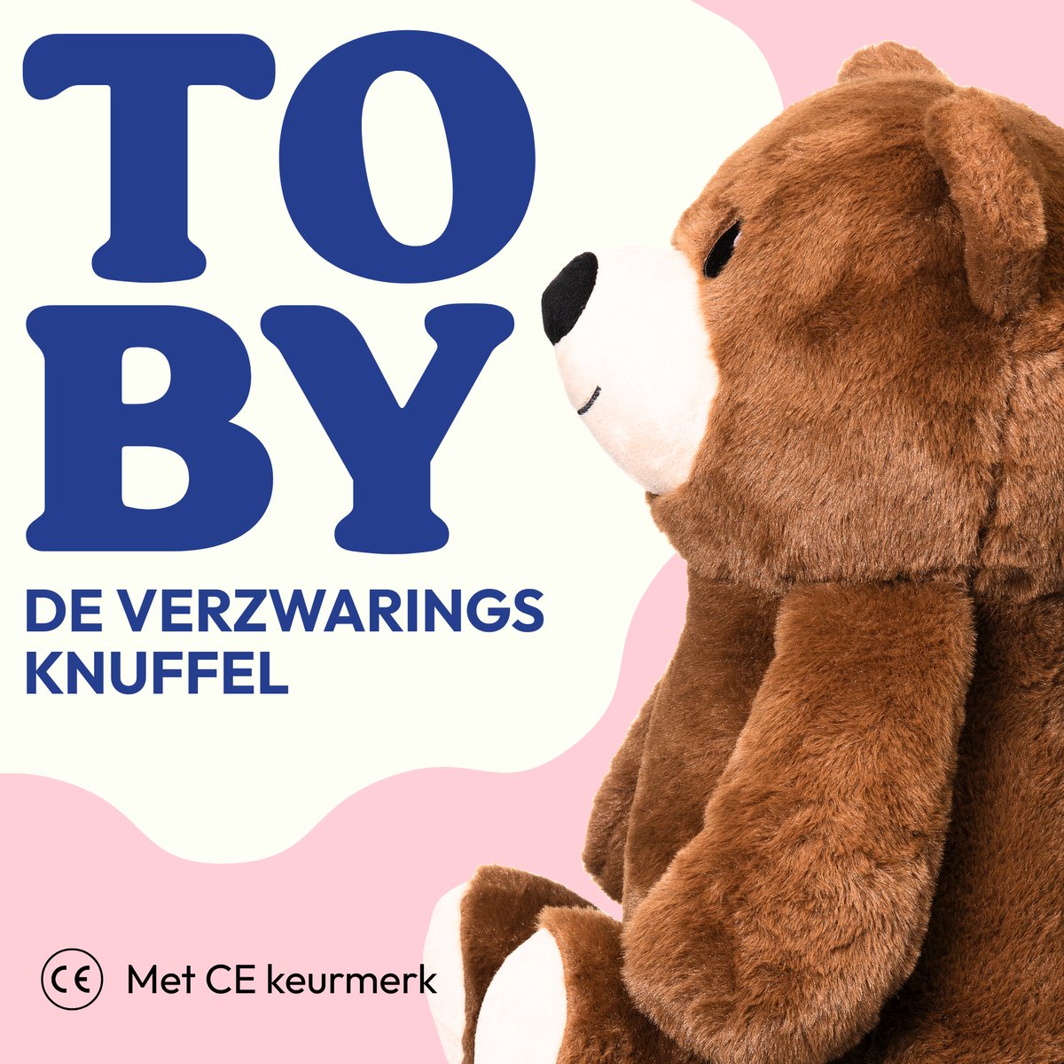 Being Together Verzwaringsknuffel Beer - Verzwaarde Knuffel 2,5kg voor Volwassenen en Kinderen - Therapeutische Beer Knuffel — afbeelding 8