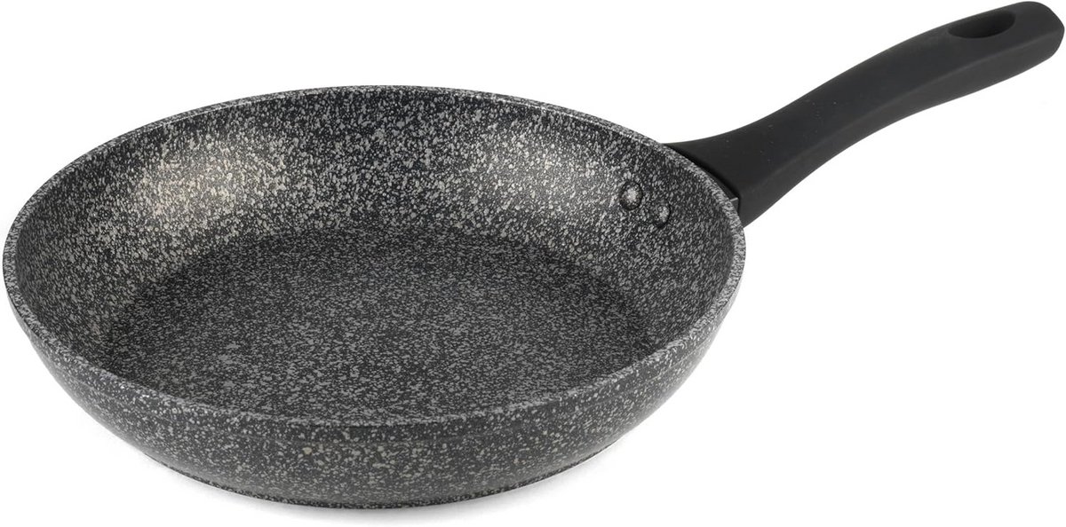 24 cm Koekenpan met Ultra Antiaanbaklaag – PFOA-vrij, Geschikt voor Alle Kookplaten, Vaatwasmachinebestendig