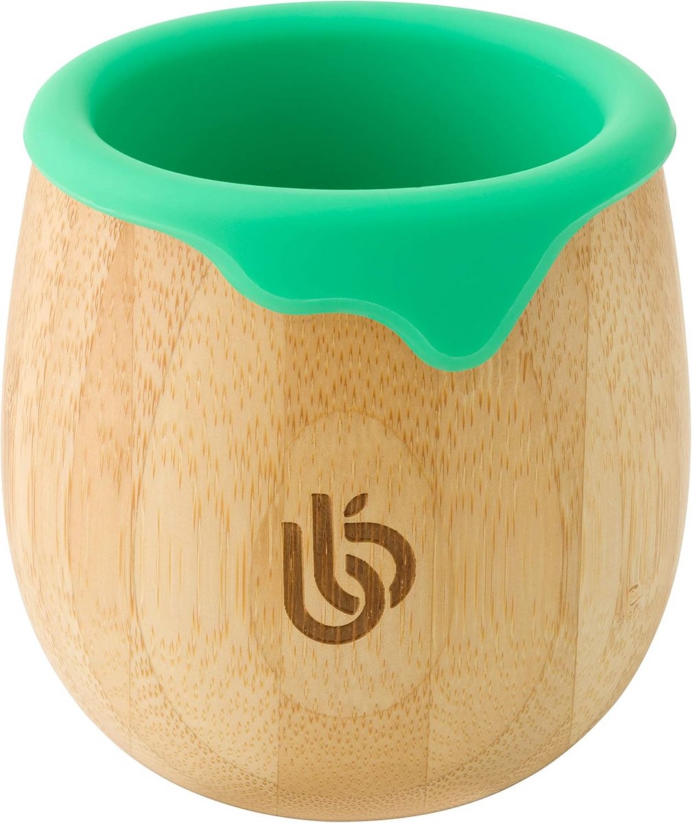 Bamboe Baby- en Peuterbeker met Druprand voor Tandbescherming - 150ml Drinkbeker voor Peuters