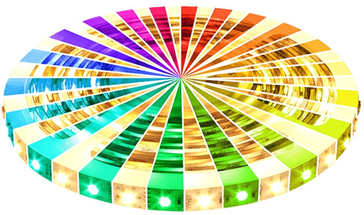 LED strip 5m 24V RGBW IP20 300 SMD 5050 LEDS