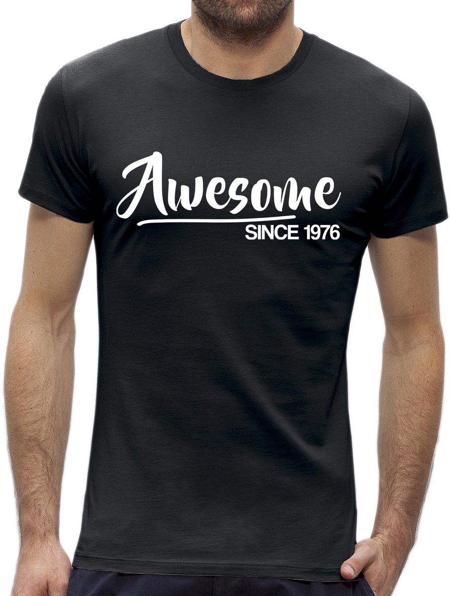 50 jaar abraham shirt Awesome / kado tip / Heren maat XXXL / verjaardag cadeau/ 1976