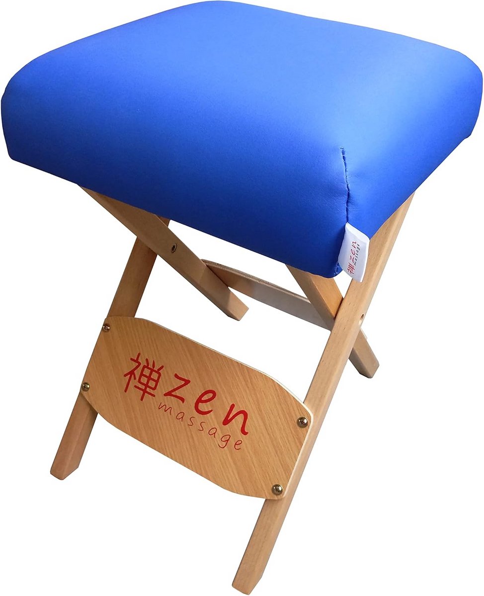 Houten Klapkruk voor Massage, Mobiel Gebruik en Therapie - 48 cm