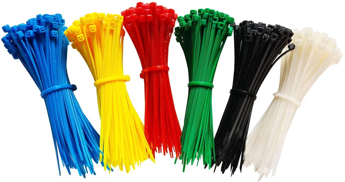 IMPERATORIS® Tie Wraps - Kabelbinders - Bundelbandjes - Trekbandjes - Extra Sterk - Voor Tuin, Garage en Kabels - 600 Stuks
