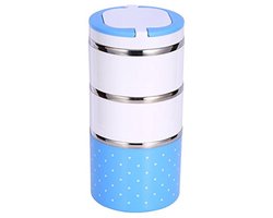 Stainless Steel Thermo Lunch Box - 1-3 Layers, Insulated Food Container