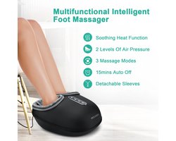 Seastone-Medcursor Shiatsu - Voetmassageapparaat met Warmteroller - Spierontspanning - Pijnverlichting - Elektrische Volledig Verpakte Voetmassage