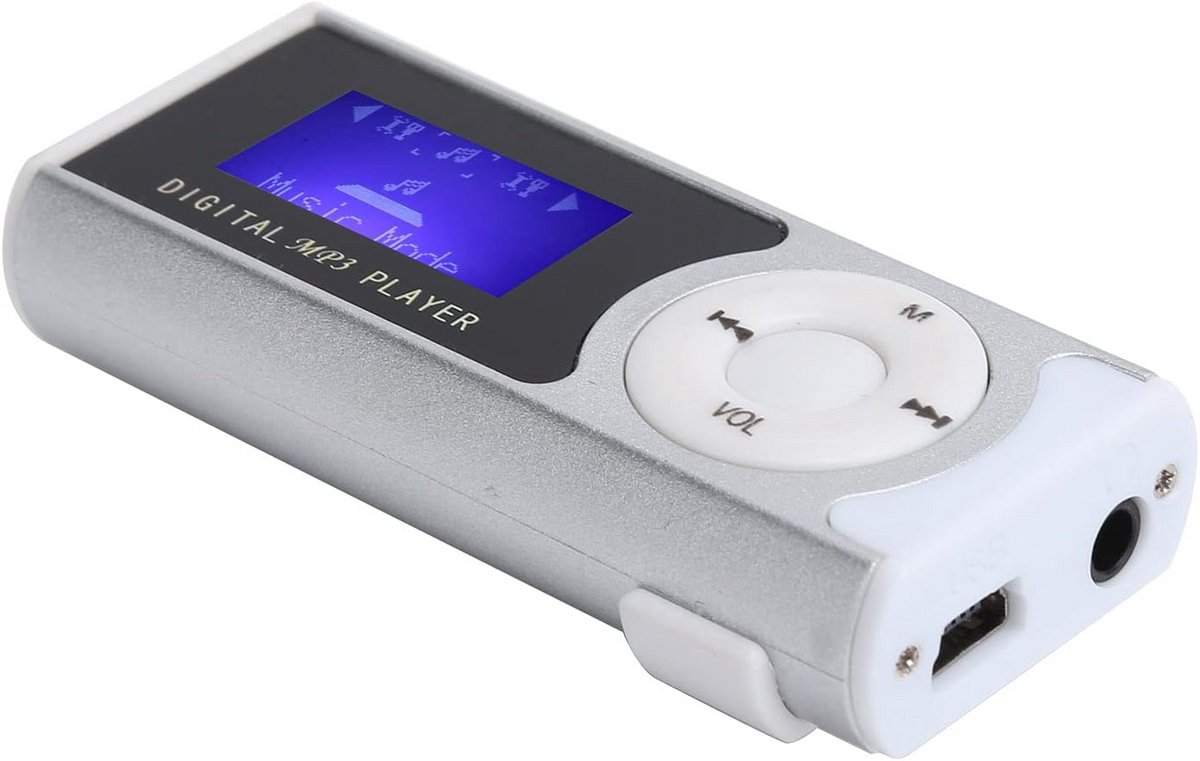 Draagbare MP3 Speler voor Sport met Clip en LCD Scherm