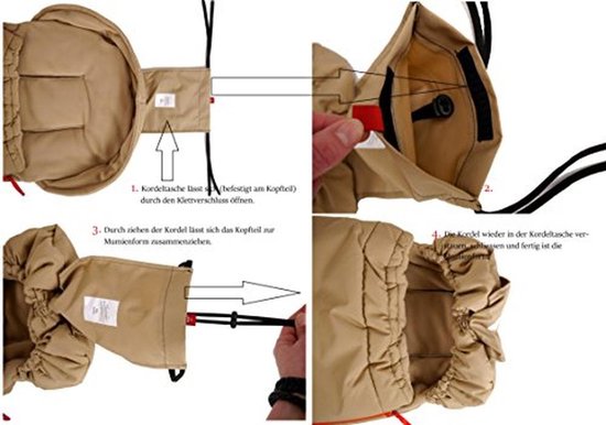 Thermo Fleece Voetenzak Antraciet voor Kinderwagens van Merkloos — afbeelding 2
