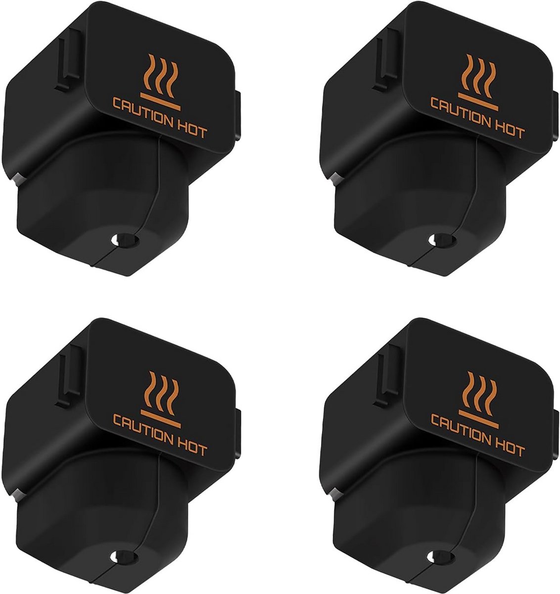 Set van 4 Siliconen Beschermhoezen voor 3D-printer Verwarmingselement en Nozzle - Hoge Temperatuur Bestendig