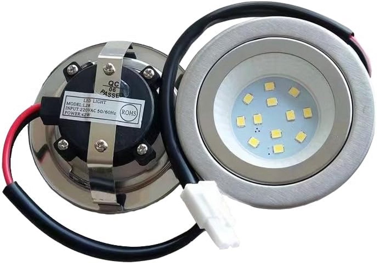 2-delige LED Verlichting voor Afzuigkap en Onderbouw, 1.5W Warm Wit of Koel Wit