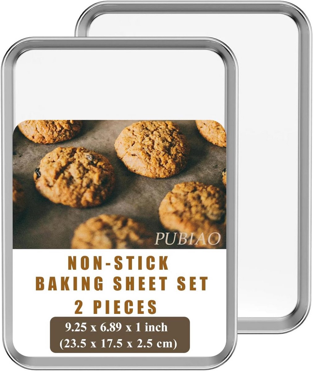 Bakplaat Set 2-Delig RVS - Ideaal voor Oven en Serveren
