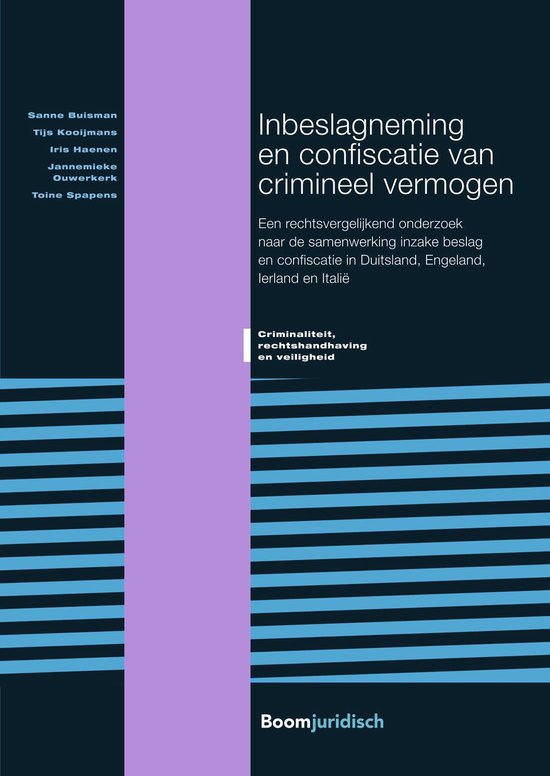 Criminaliteit, rechtshandhaving en veiligheid - Inbeslagnemi ... - cover