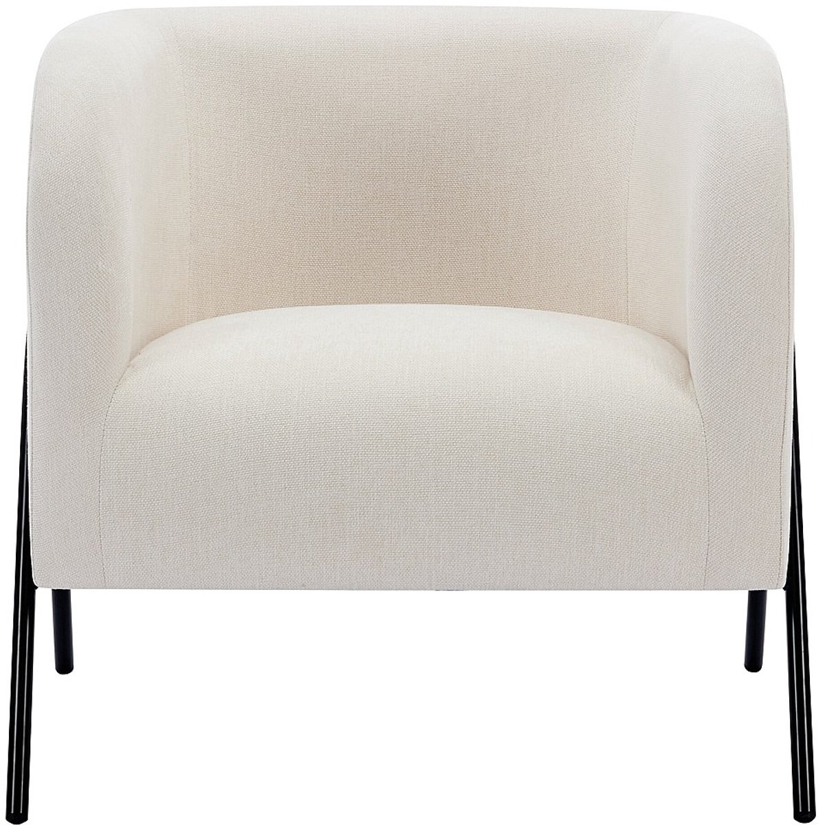 Vente-unique Fauteuil van beige stof BLINODA