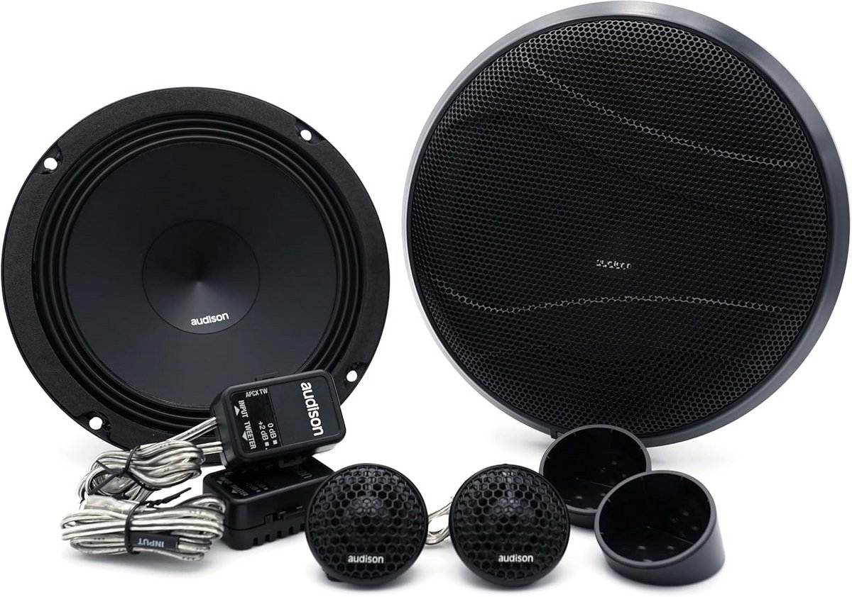 165 mm 2-weg Autospeakerset - 300W Vermogen - Hoge Kwaliteit Audio