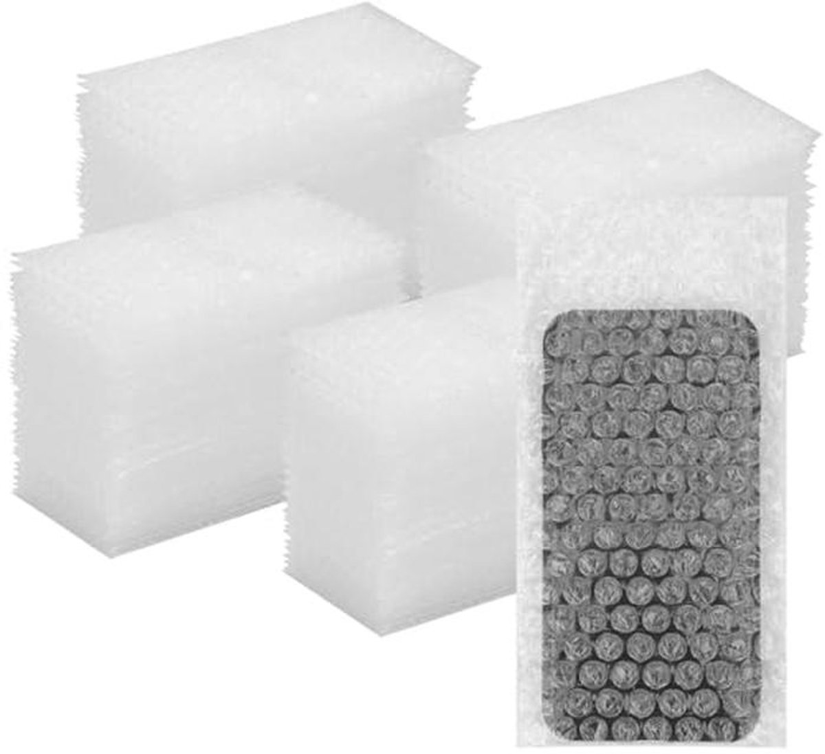 Bubble Zakken 4"x 8" - 200 Pack Dikke Kussende Pouches voor Verzending en Opslag