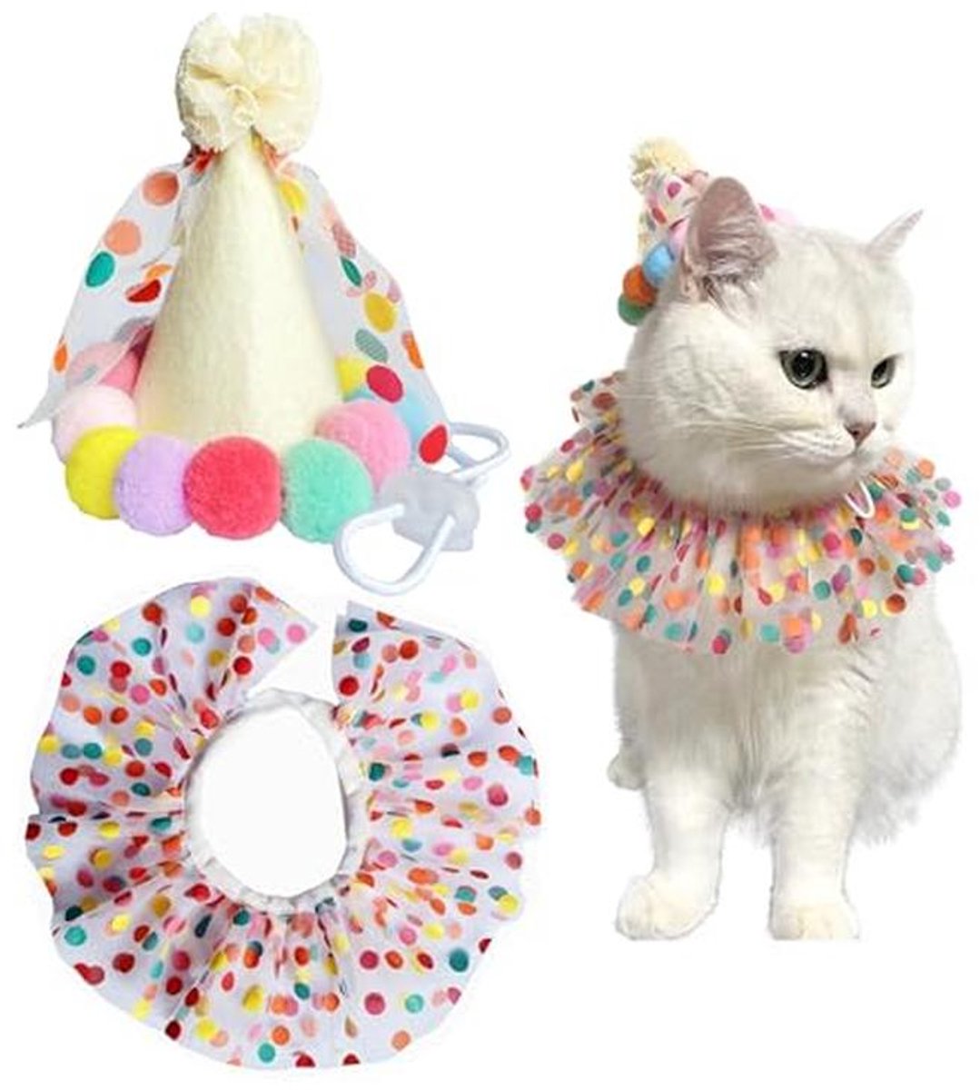 Schattige kostuums voor huisdieren – feestelijke bandana's, hoeden en accessoires voor katten en honden