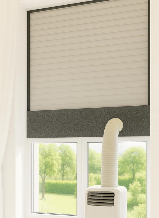 Deur- en raamafdichting voor mobiele airconditioners, isolatie polystyreen, eenvoudig te monteren zonder boren of lijmen