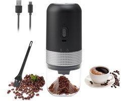 Draadloze Koffiemolen met Keramisch Maalwerk voor Espresso, French Press en Pour Over